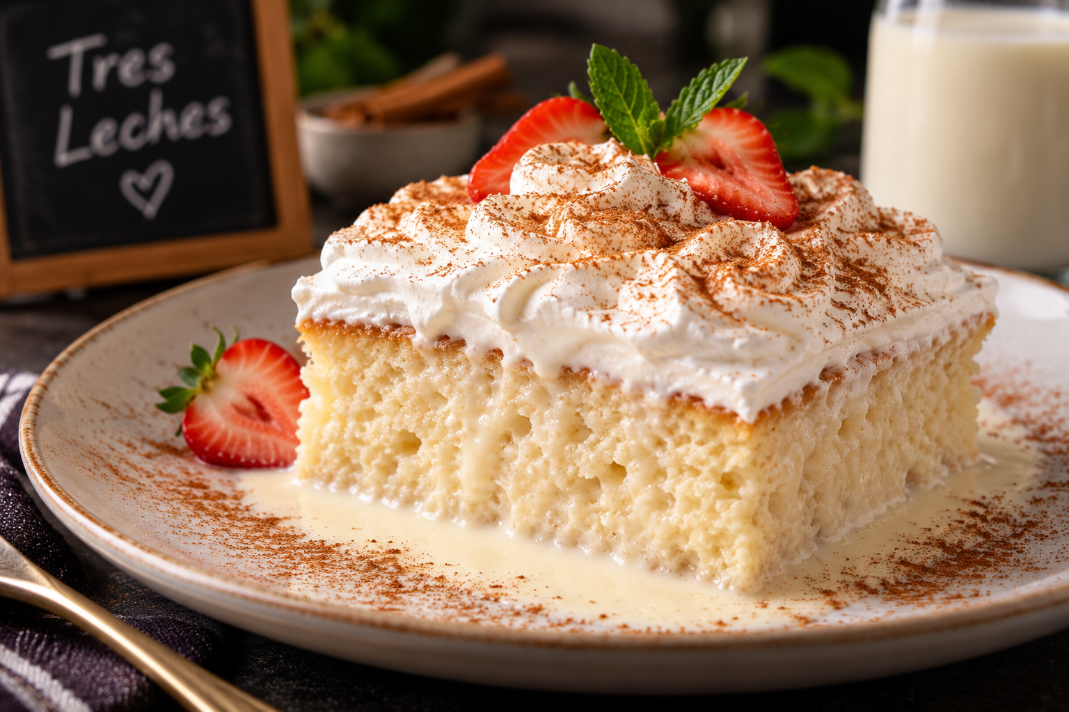 House Tres Leches Cake Chef Keisy Dominican Republic private chef dessert